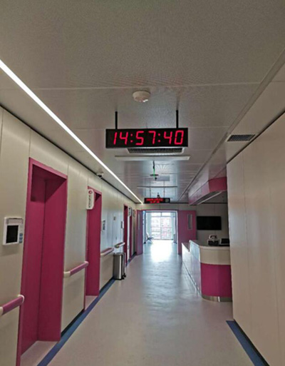 医院数字子钟成功上架